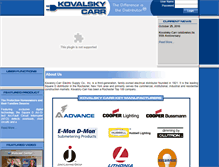 Tablet Screenshot of kovalskycarr.com